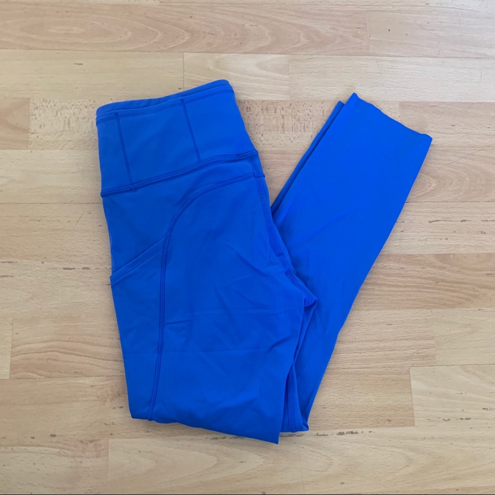 Fast and free high rise crop 23” lululemon 🍋